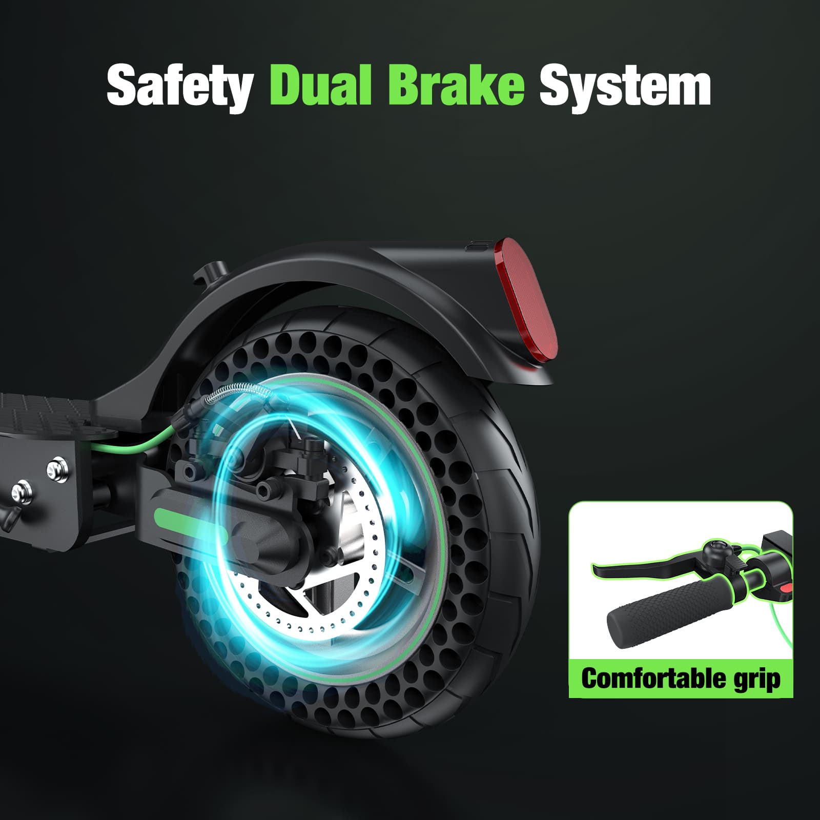 isinwheel® S9Max Electric Scooter for Adults 500W