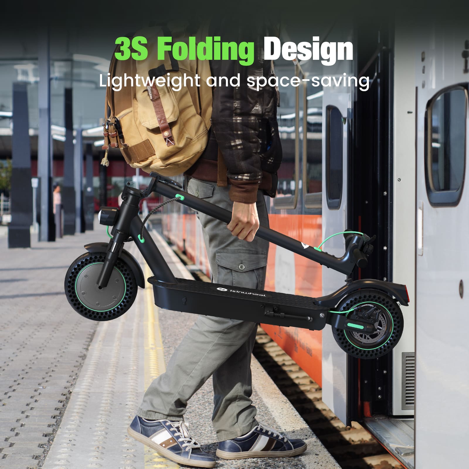 isinwheel® S9Max Electric Scooter for Adults 500W